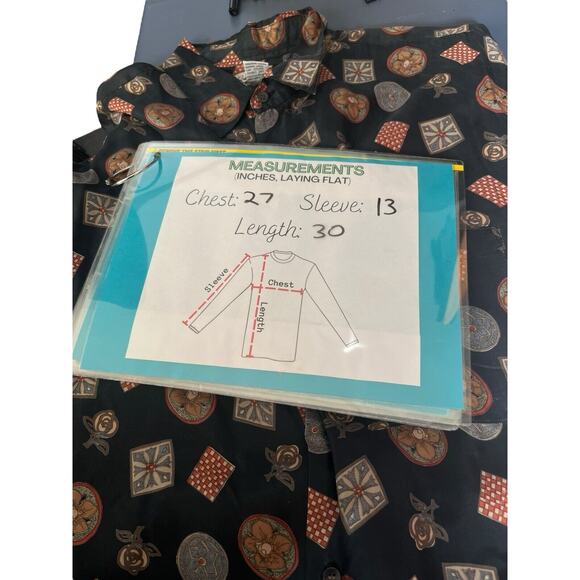 Vintage Beautiful Cote de France - 100% SILK - Mens Button Up Shirt Luxury Blue - Picture 7 of 7